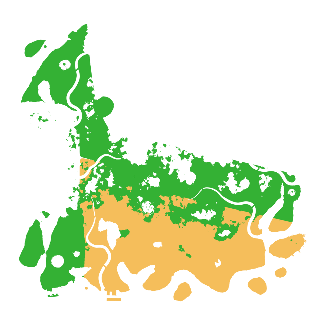 Biome Rust Map: Procedural Map, Size: 4500, Seed: 1864180935