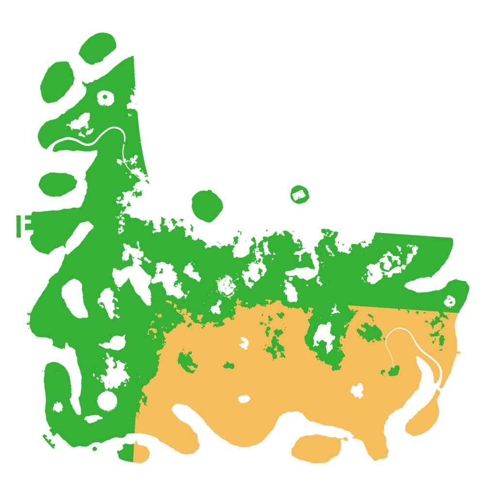 Biome Rust Map: Procedural Map, Size: 4500, Seed: 30581405
