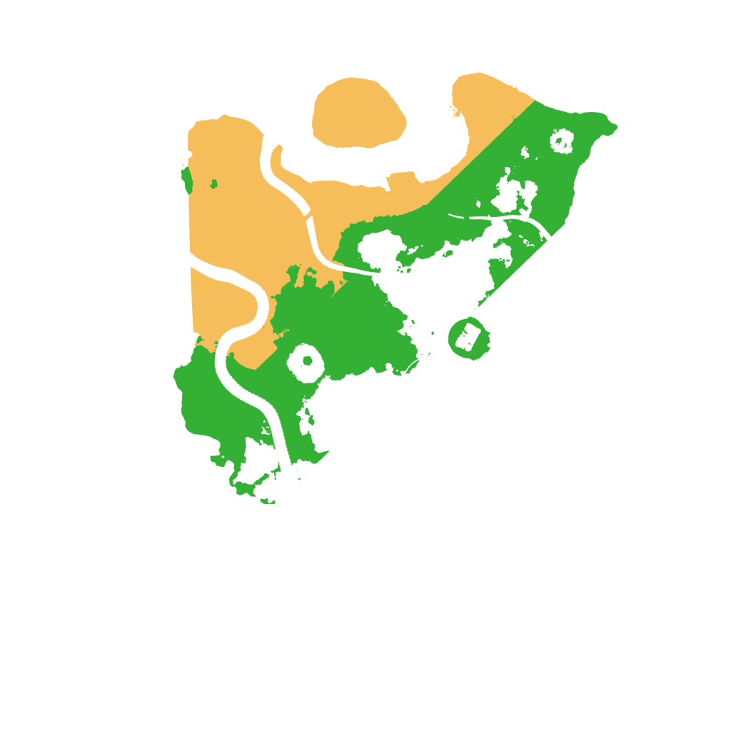 Biome Rust Map: Procedural Map, Size: 3000, Seed: 1103564486