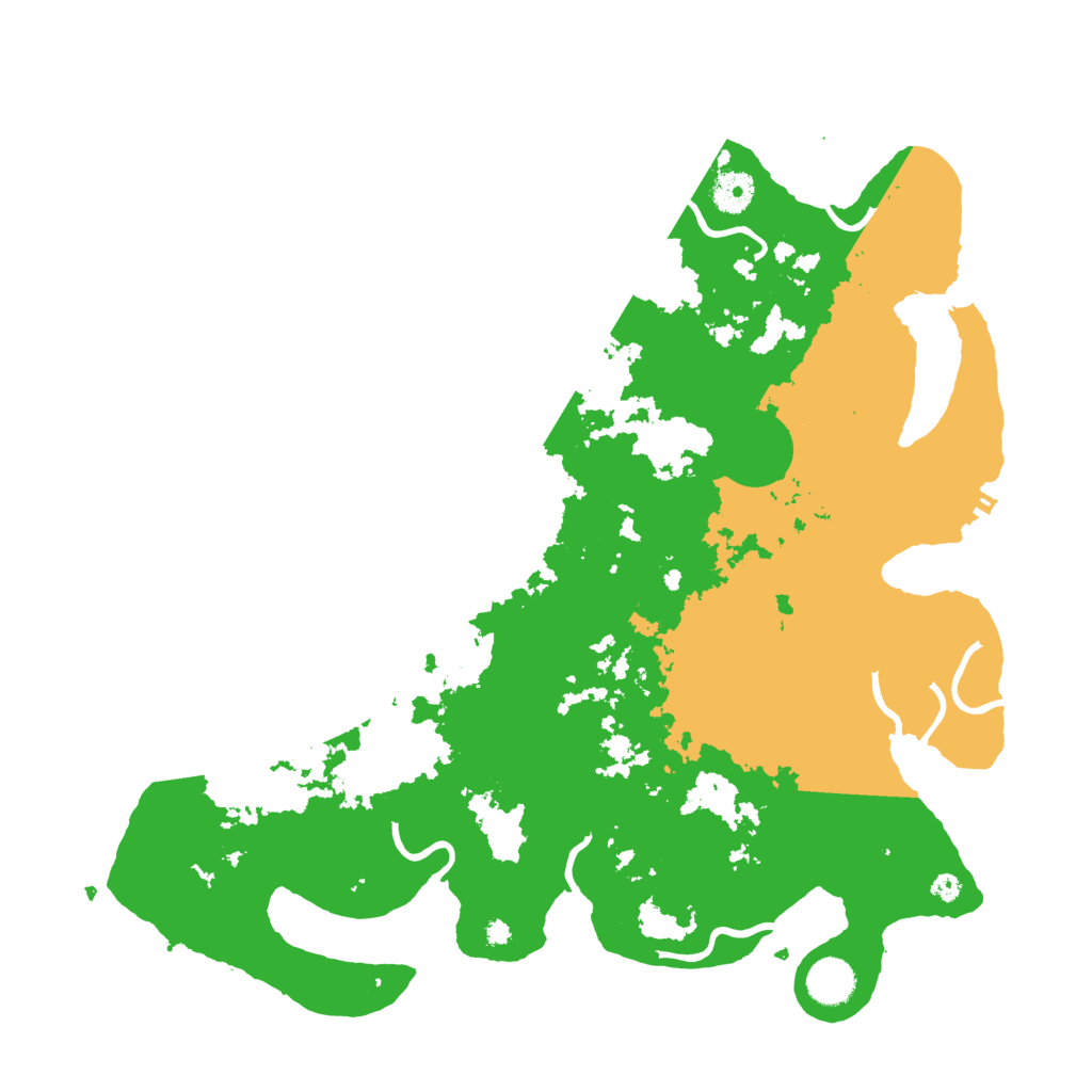 Biome Rust Map: Procedural Map, Size: 4000, Seed: 612352