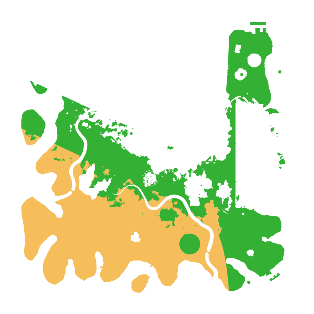 Biome Rust Map: Procedural Map, Size: 4000, Seed: 1489761666