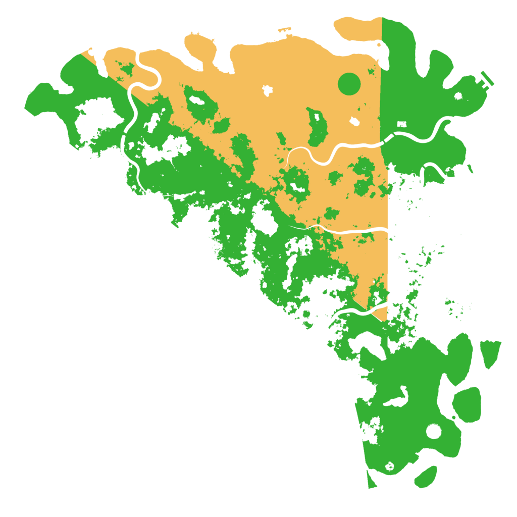Biome Rust Map: Procedural Map, Size: 6000, Seed: 792918769
