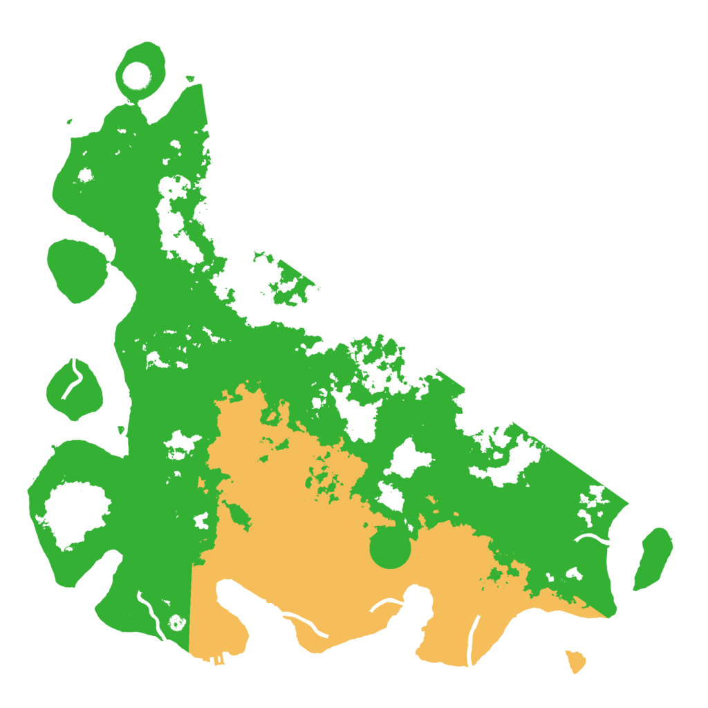 Biome Rust Map: Procedural Map, Size: 4500, Seed: 2014771069
