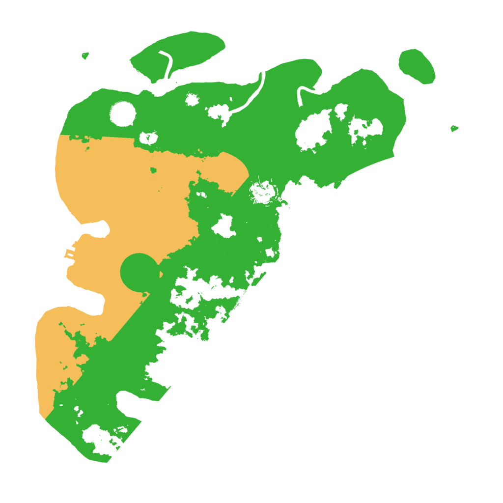 Biome Rust Map: Procedural Map, Size: 3500, Seed: 2089807011