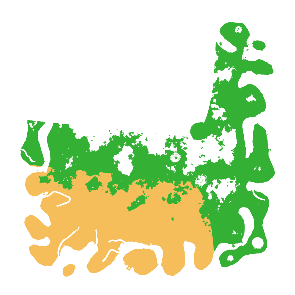 Biome Rust Map: Procedural Map, Size: 4500, Seed: 1080909705