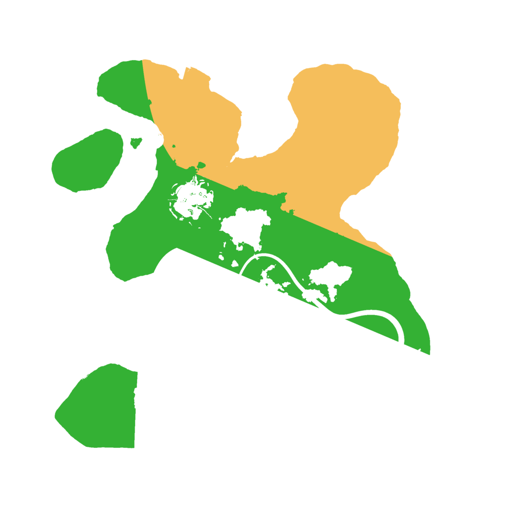 Biome Rust Map: Procedural Map, Size: 2200, Seed: 1064419465