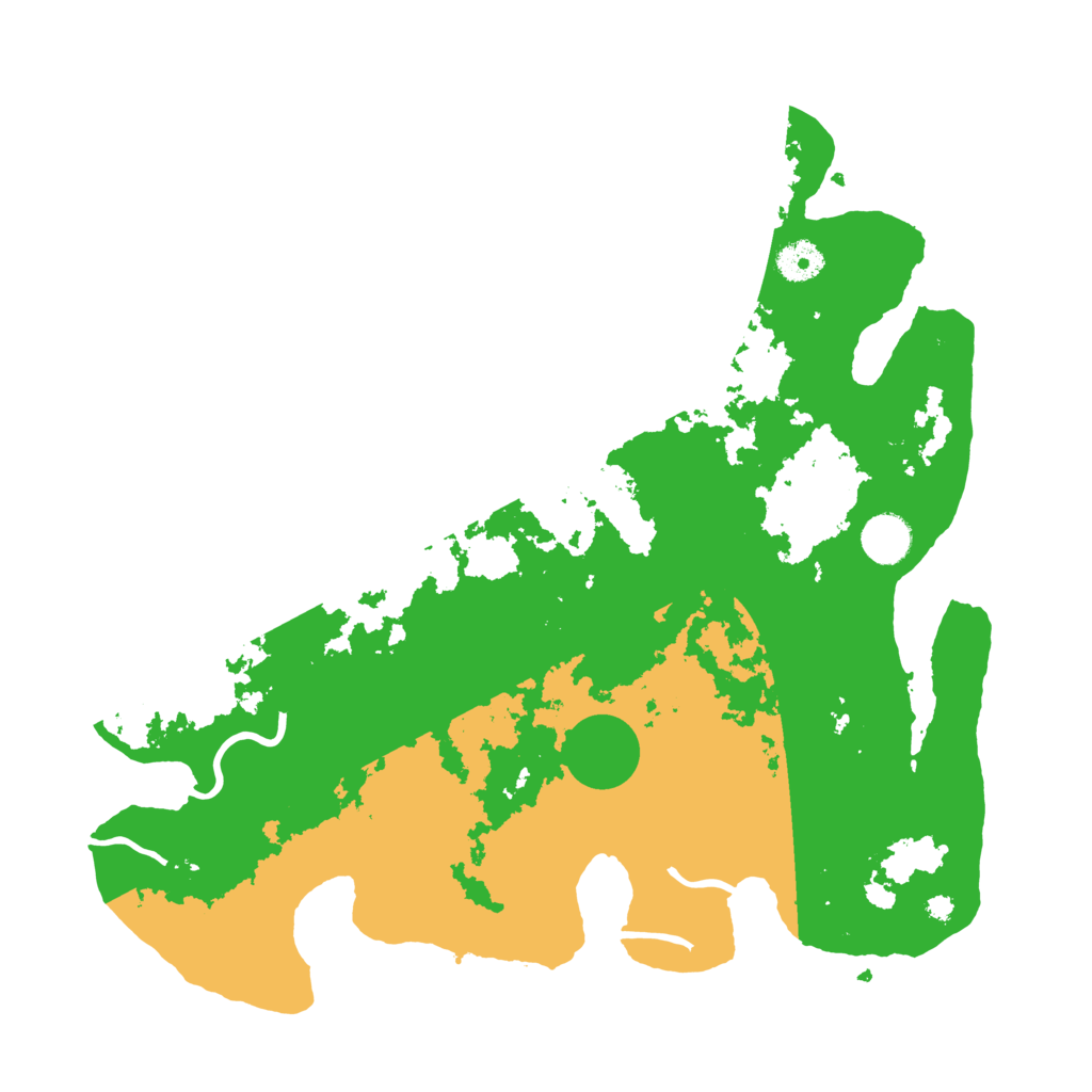 Biome Rust Map: Procedural Map, Size: 3850, Seed: 457095680