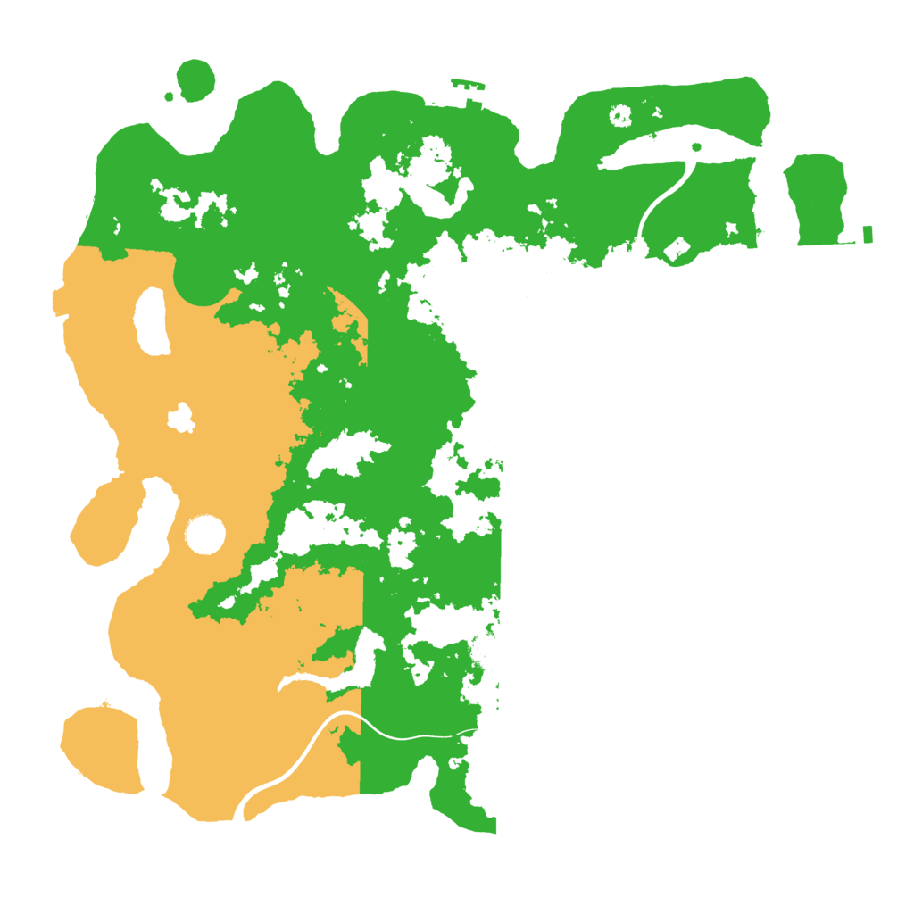 Biome Rust Map: Procedural Map, Size: 4050, Seed: 1248586872