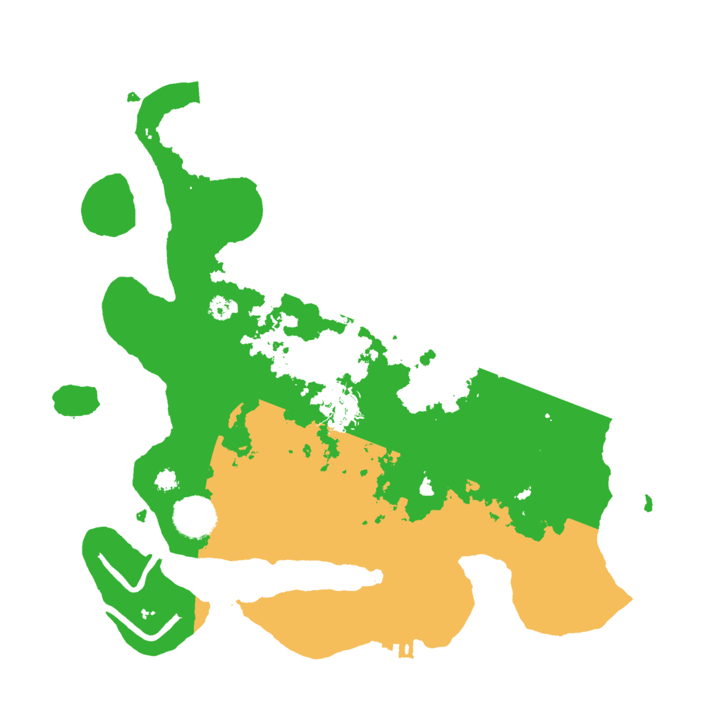 Biome Rust Map: Procedural Map, Size: 3000, Seed: 110296