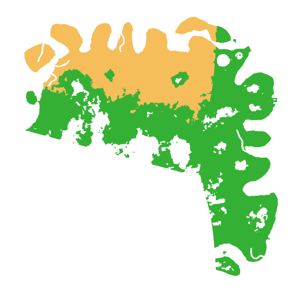 Biome Rust Map: Procedural Map, Size: 4250, Seed: 50130415