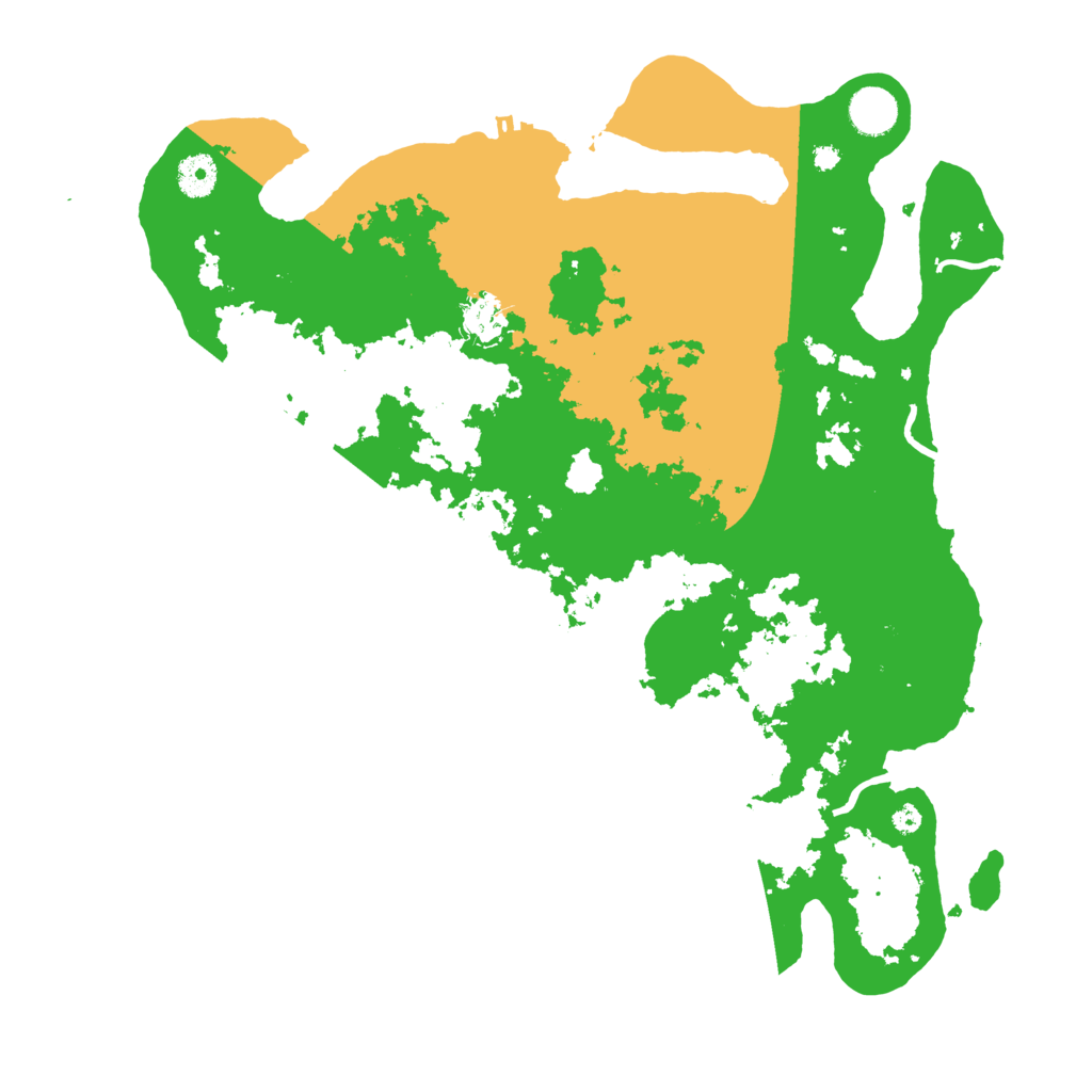 Biome Rust Map: Procedural Map, Size: 3950, Seed: 45530342