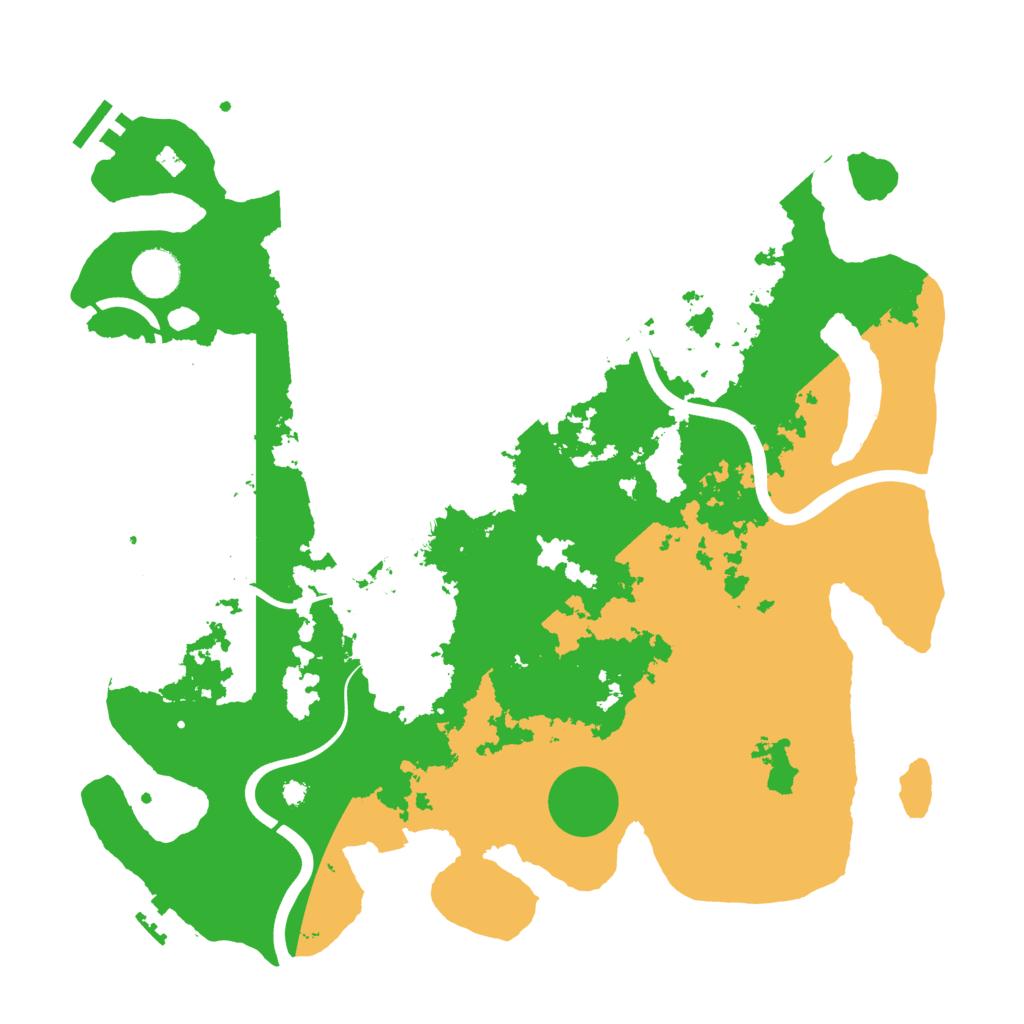 Biome Rust Map: Procedural Map, Size: 3850, Seed: 42813214