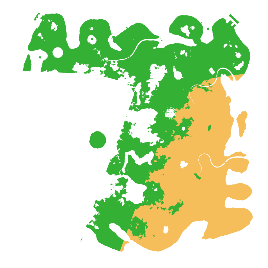 Biome Rust Map: Procedural Map, Size: 4500, Seed: 1220385723