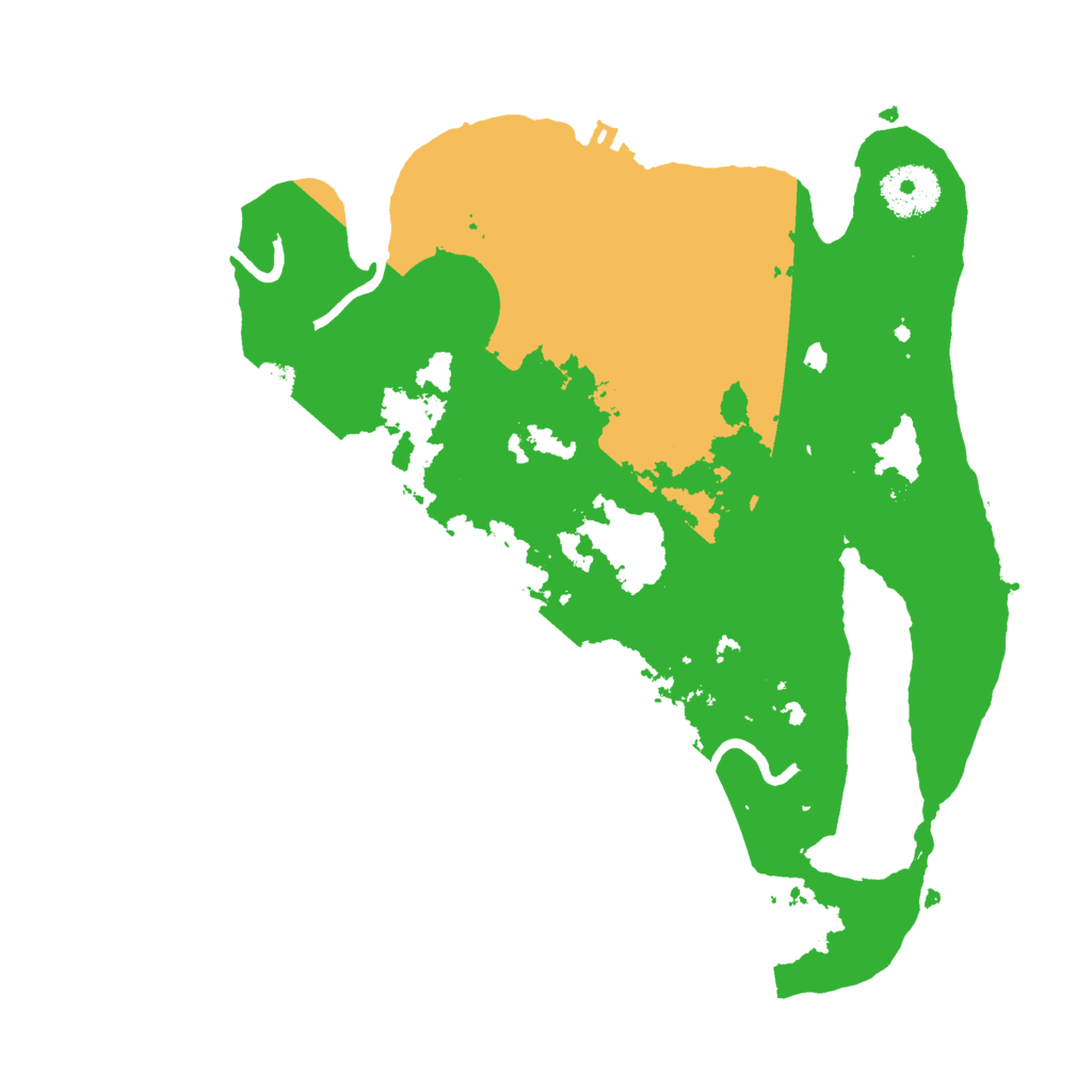 Biome Rust Map: Procedural Map, Size: 3000, Seed: 5367280