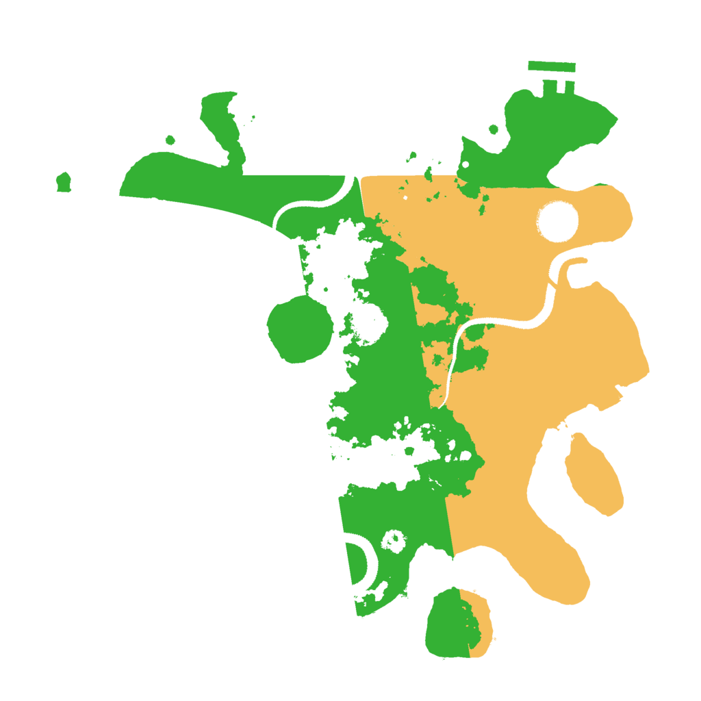Biome Rust Map: Procedural Map, Size: 3000, Seed: 880917041