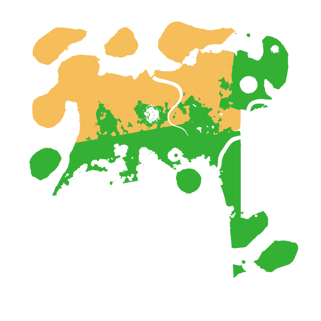 Biome Rust Map: Procedural Map, Size: 3500, Seed: 804404439