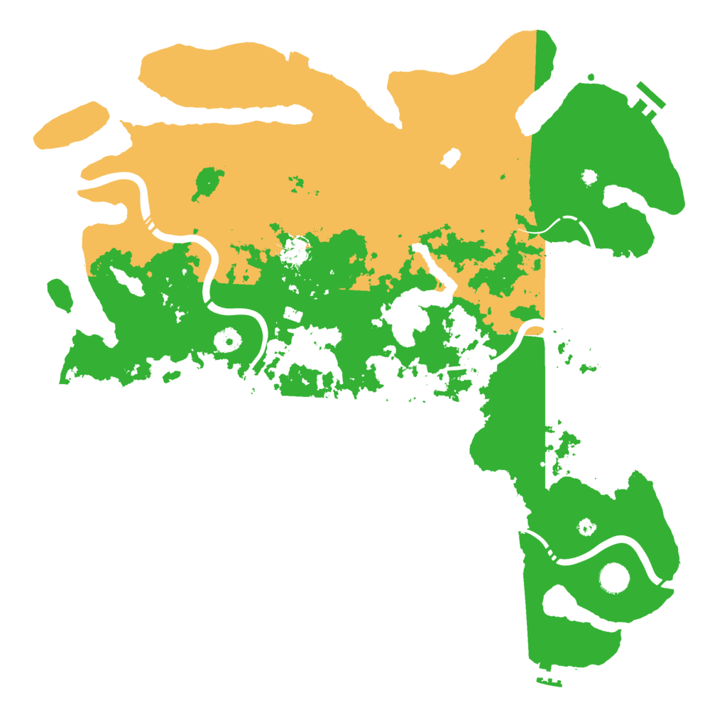 Biome Rust Map: Procedural Map, Size: 4250, Seed: 166565656