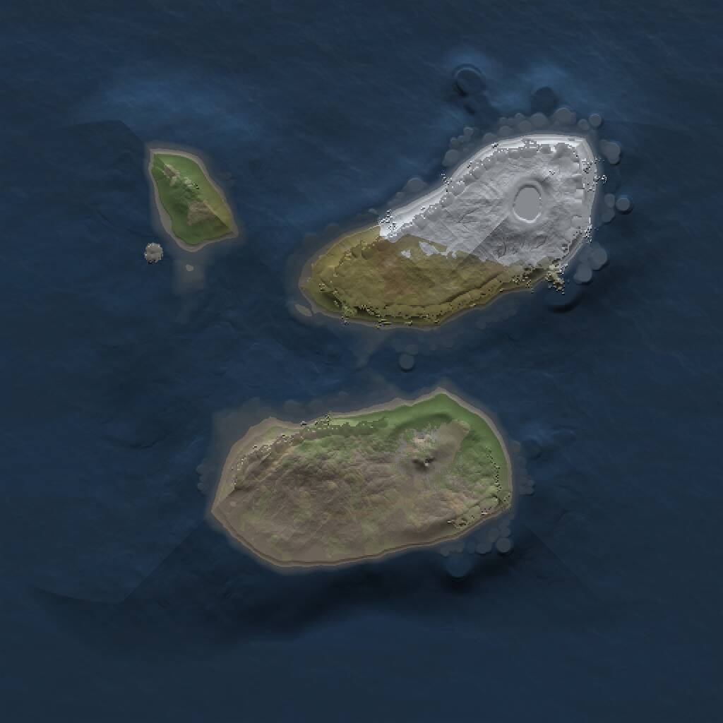 Rust Map: Procedural Map, Size: 1500, Seed: 711527862, 1 Monuments