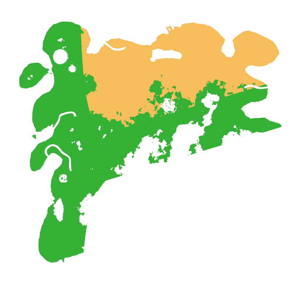 Biome Rust Map: Procedural Map, Size: 3600, Seed: 70862710