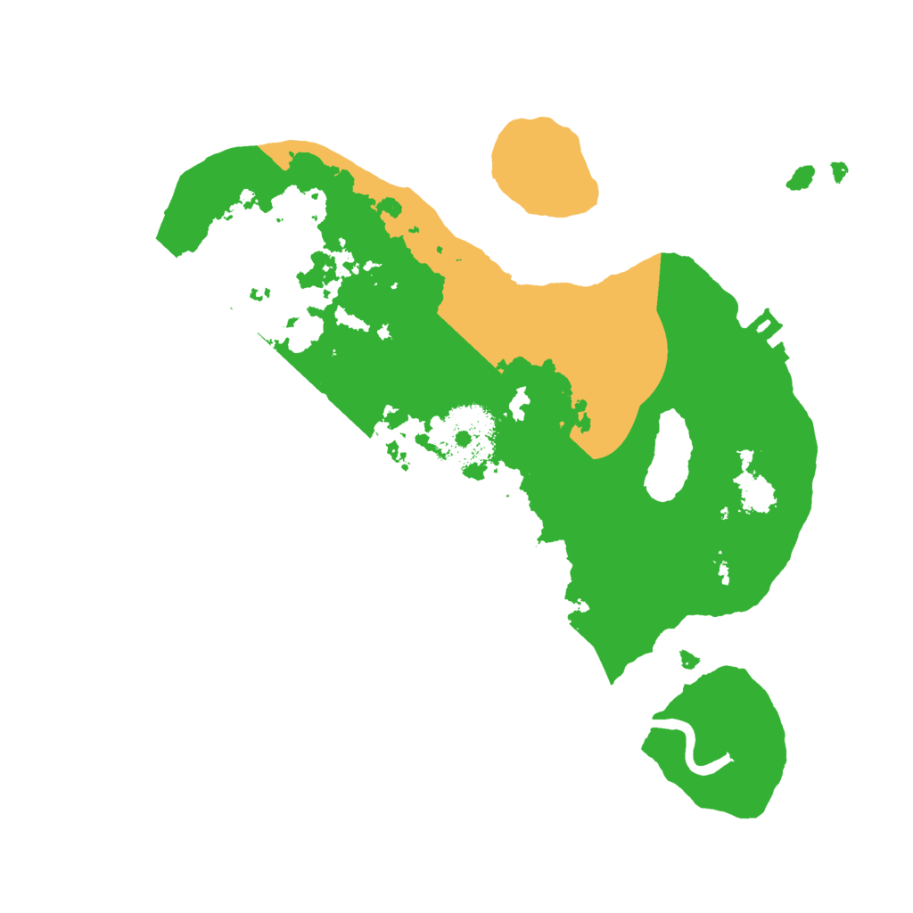 Biome Rust Map: Procedural Map, Size: 2300, Seed: 424216504