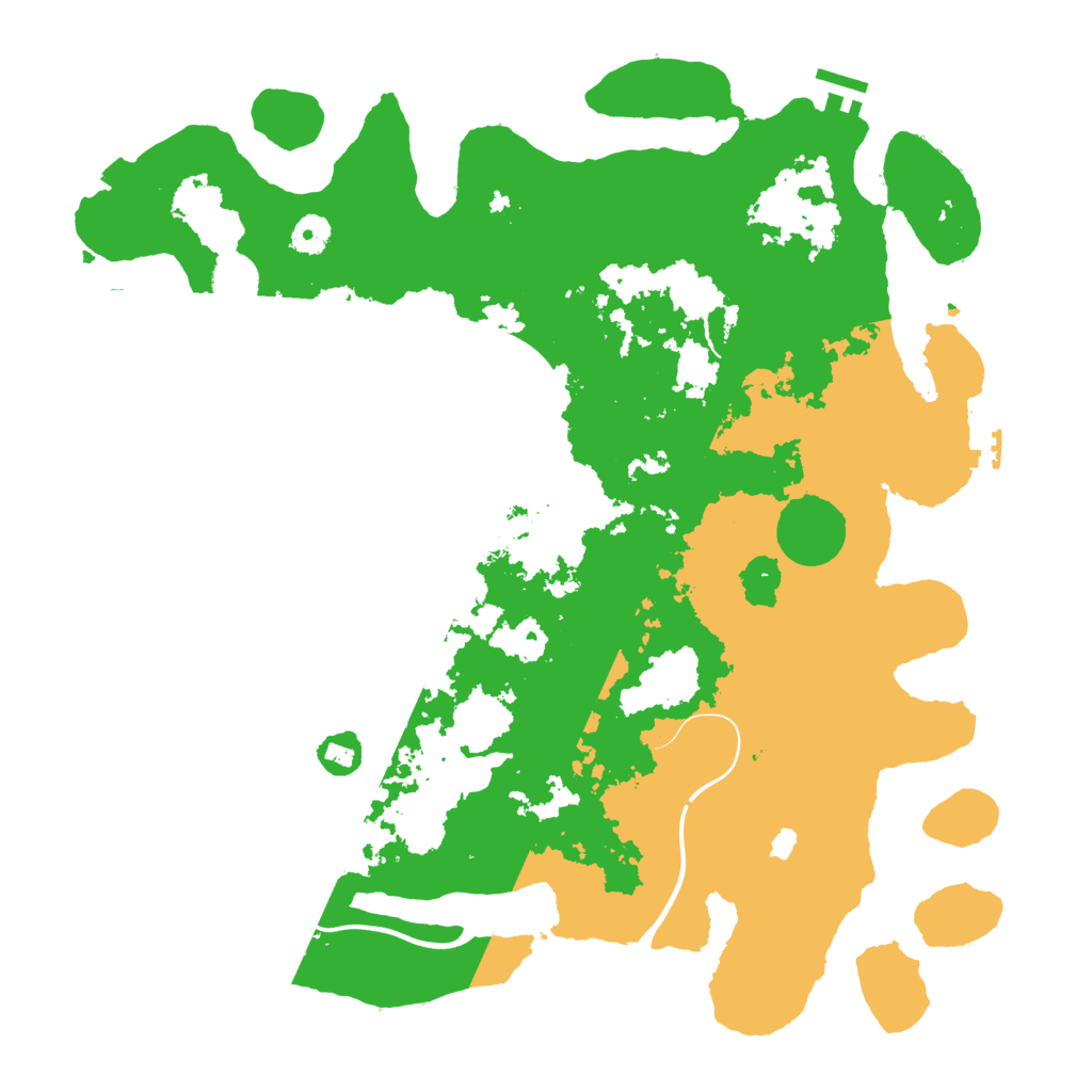 Biome Rust Map: Procedural Map, Size: 4200, Seed: 660236498
