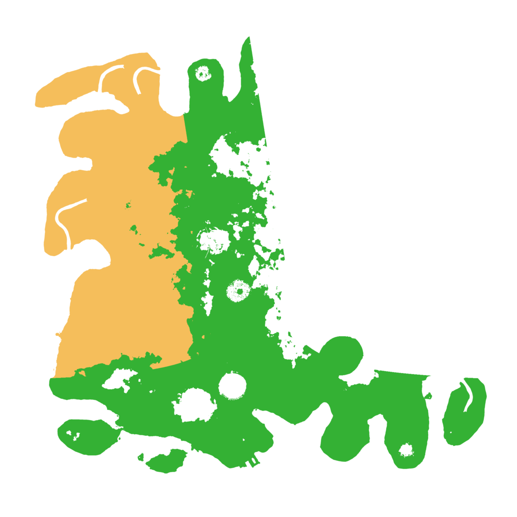 Biome Rust Map: Procedural Map, Size: 3500, Seed: 34355