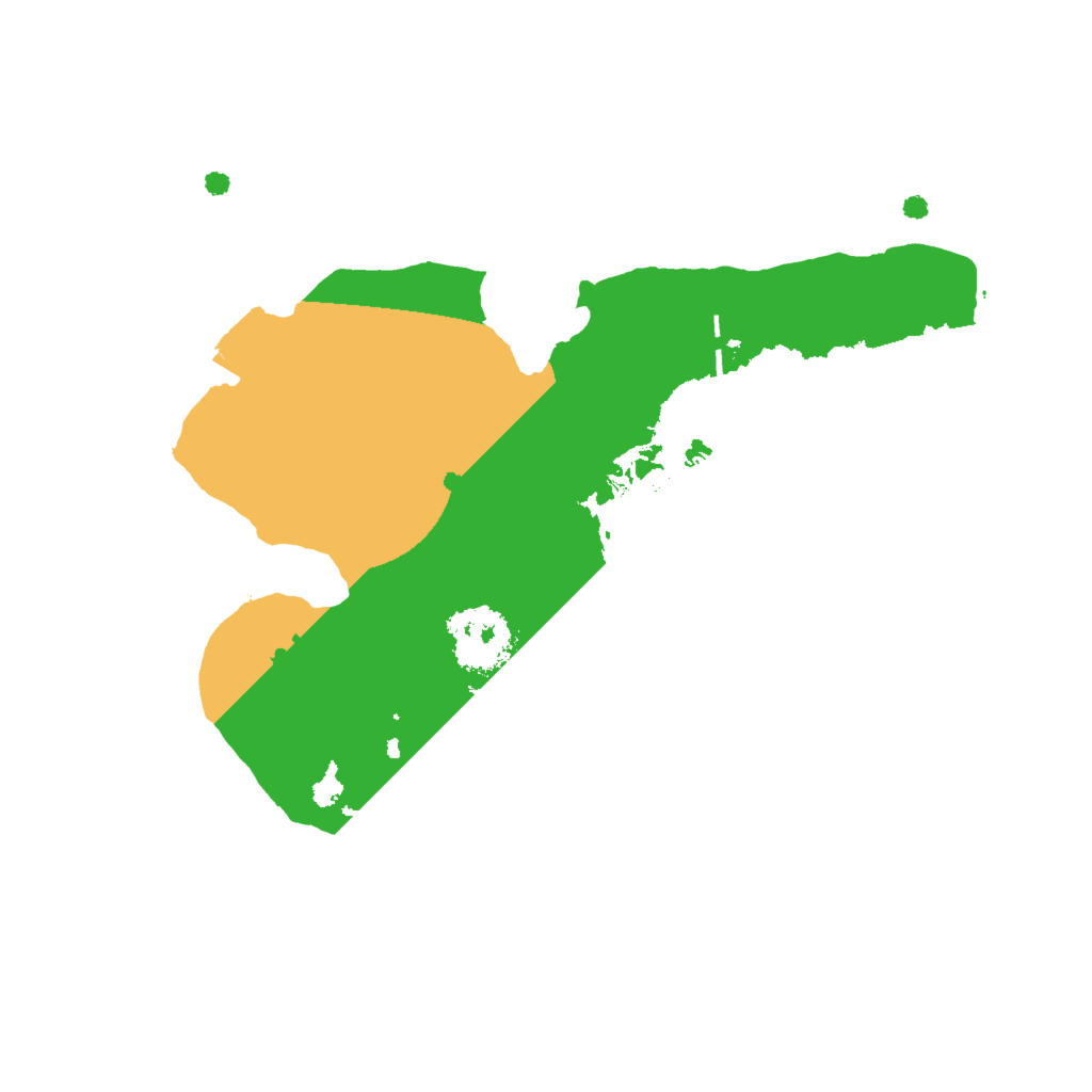 Biome Rust Map: Procedural Map, Size: 1800, Seed: 740953690