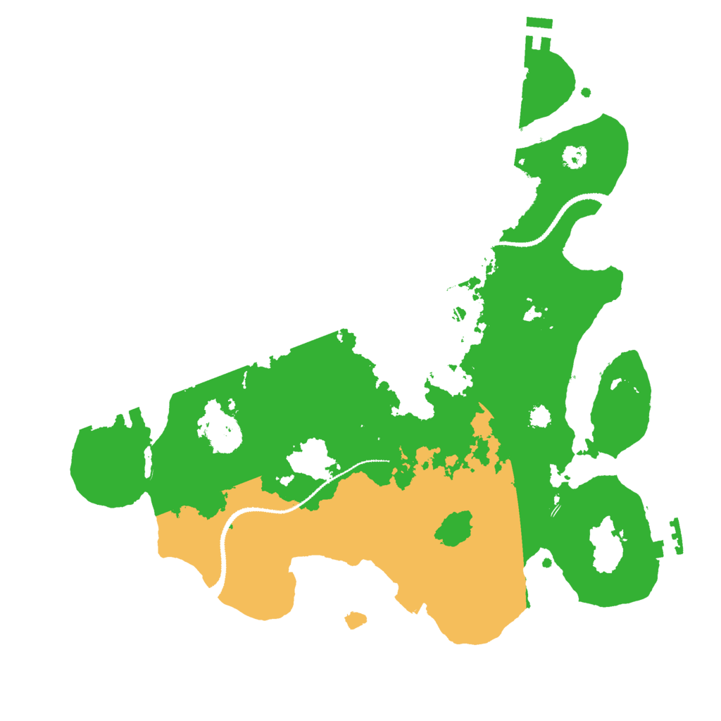 Biome Rust Map: Procedural Map, Size: 3000, Seed: 20792