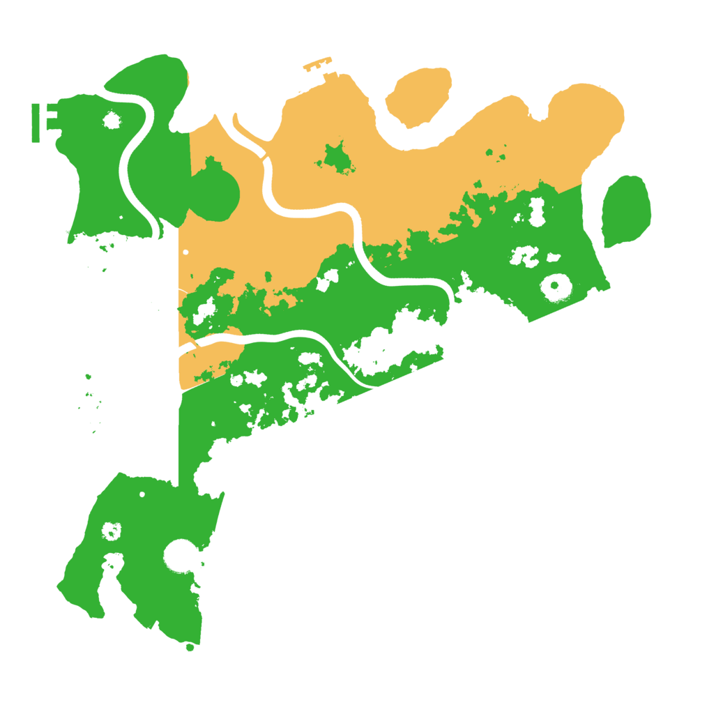 Biome Rust Map: Procedural Map, Size: 3705, Seed: 847549534