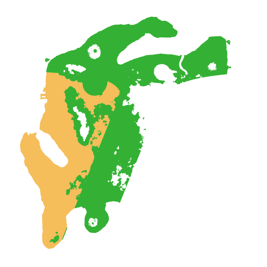 Biome Rust Map: Procedural Map, Size: 3000, Seed: 835408150