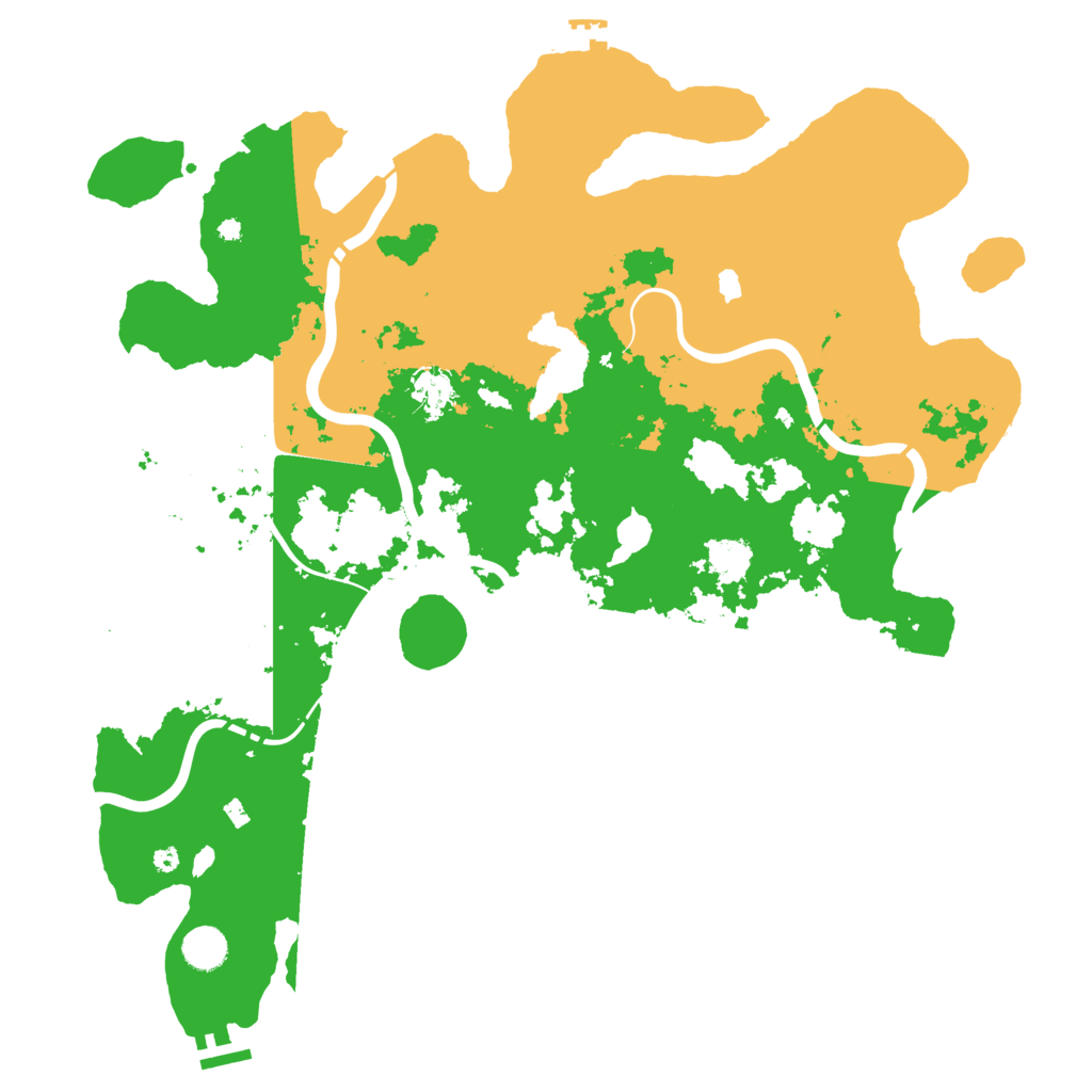 Biome Rust Map: Procedural Map, Size: 4300, Seed: 867650263