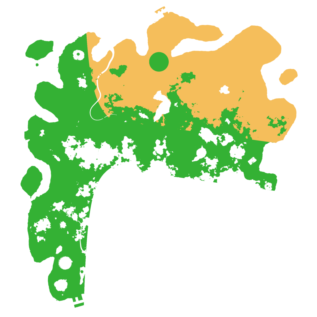 Biome Rust Map: Procedural Map, Size: 4300, Seed: 867650263