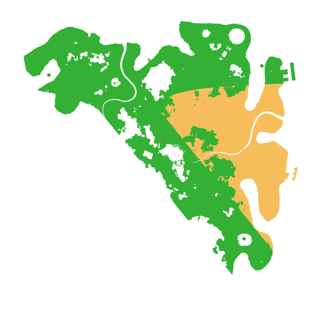 Biome Rust Map: Procedural Map, Size: 3500, Seed: 546126
