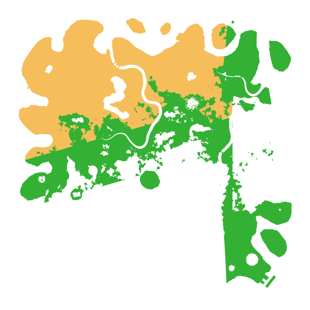 Biome Rust Map: Procedural Map, Size: 4500, Seed: 116808644