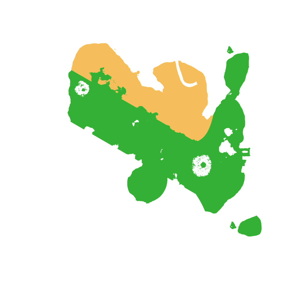 Biome Rust Map: Procedural Map, Size: 2200, Seed: 12548458