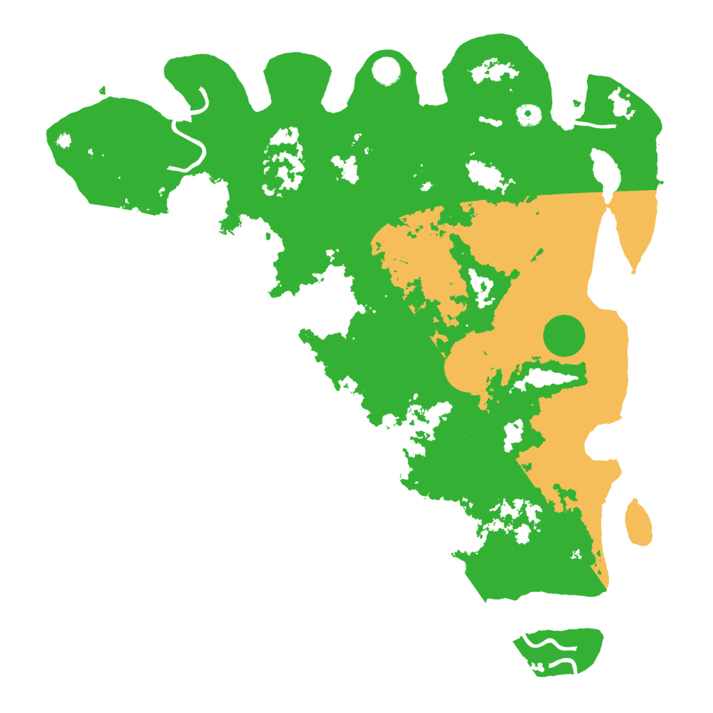 Biome Rust Map: Procedural Map, Size: 4500, Seed: 610191538