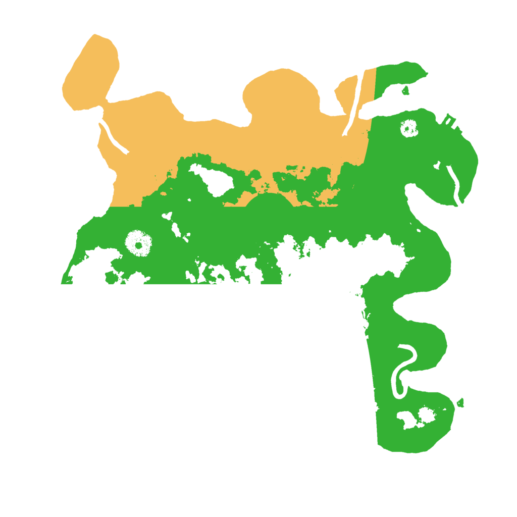 Biome Rust Map: Procedural Map, Size: 3000, Seed: 12513