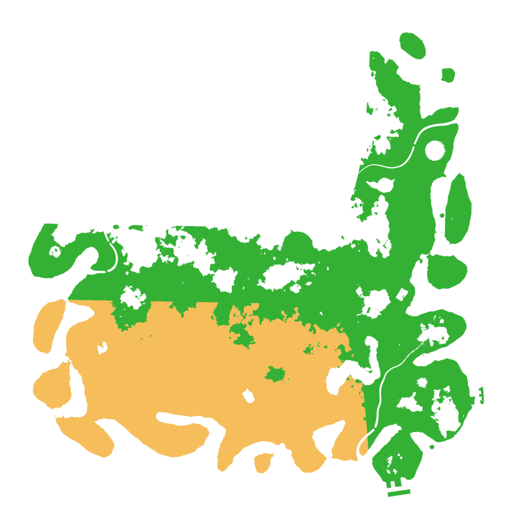Biome Rust Map: Procedural Map, Size: 4500, Seed: 1897655046