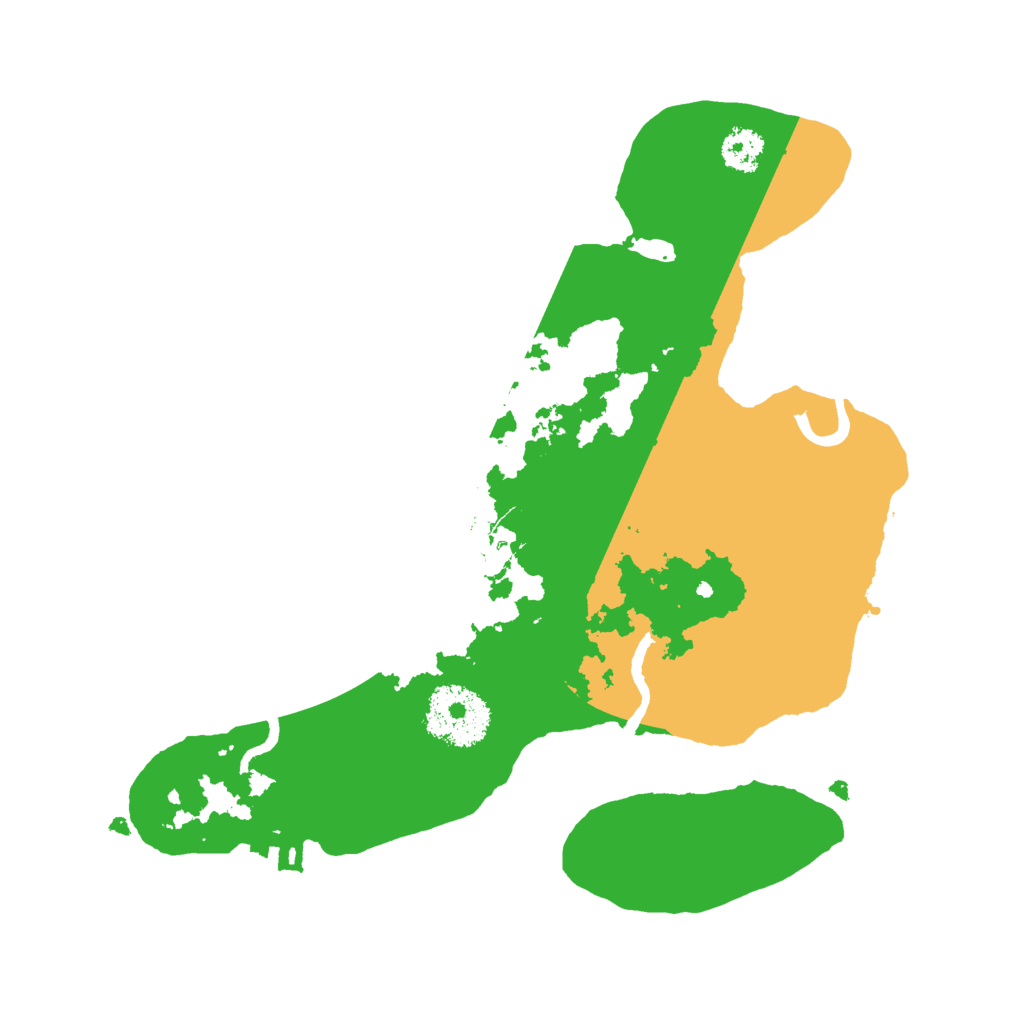 Biome Rust Map: Procedural Map, Size: 2500, Seed: 1204522625