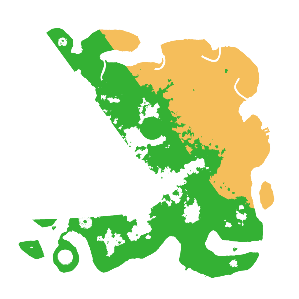 Biome Rust Map: Procedural Map, Size: 3500, Seed: 27406100