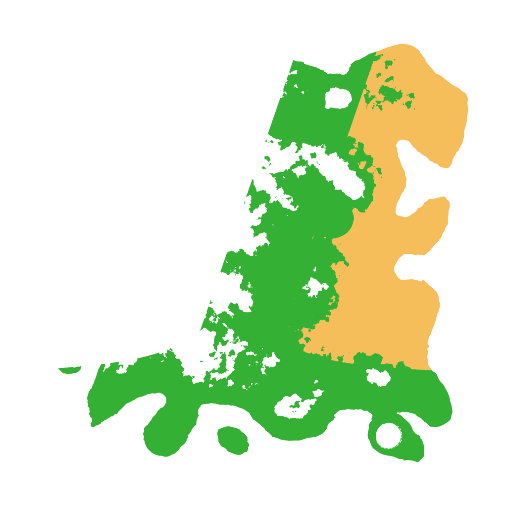 Biome Rust Map: Barren, Size: 3500, Seed: 93581871