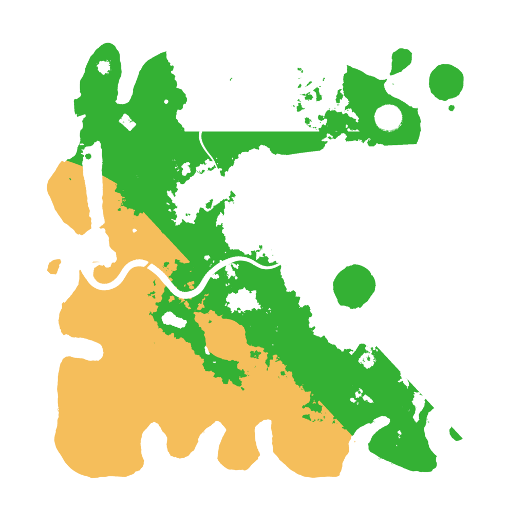 Biome Rust Map: Procedural Map, Size: 3500, Seed: 1996457955