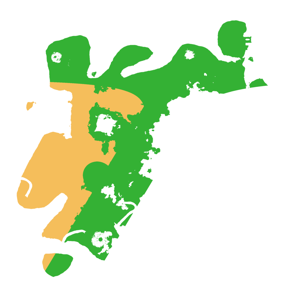 Biome Rust Map: Procedural Map, Size: 3000, Seed: 17222