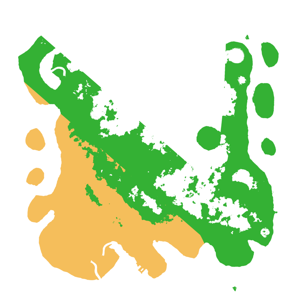 Biome Rust Map: Procedural Map, Size: 3600, Seed: 76864374