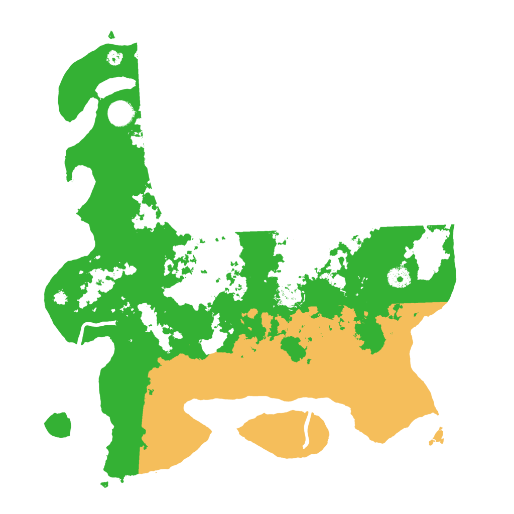 Biome Rust Map: Procedural Map, Size: 3500, Seed: 591369841