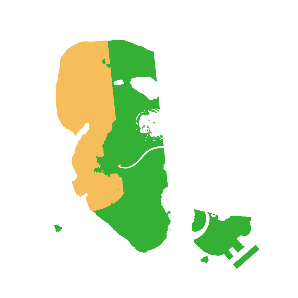 Biome Rust Map: Procedural Map, Size: 2000, Seed: 751886971