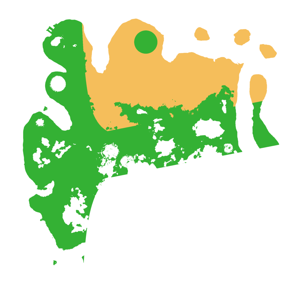 Biome Rust Map: Procedural Map, Size: 3500, Seed: 382607404