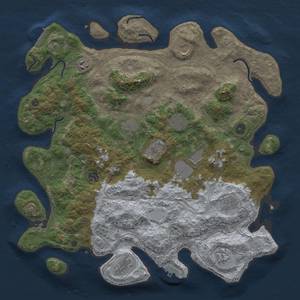 Thumbnail Rust Map: Procedural Map, Size: 4250, Seed: 244475025, 19 Monuments