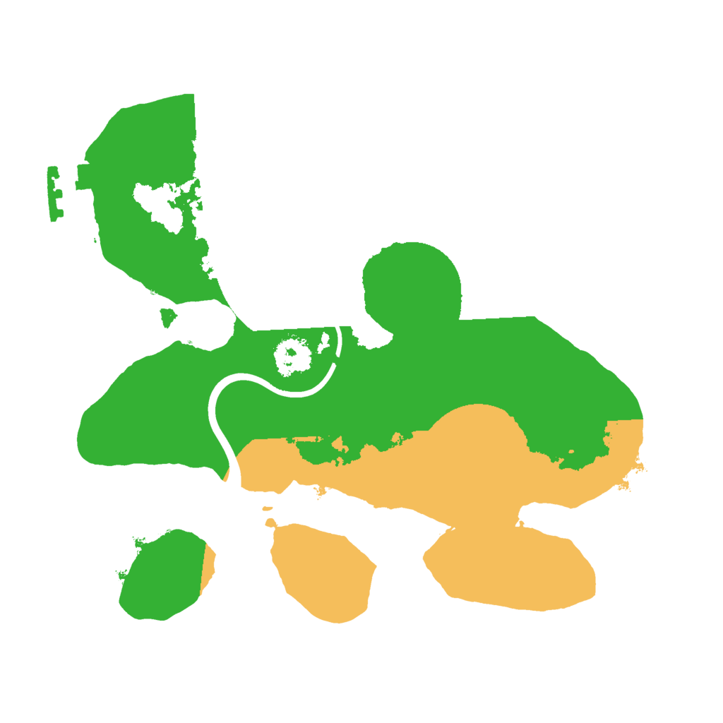 Biome Rust Map: Procedural Map, Size: 2000, Seed: 40616426