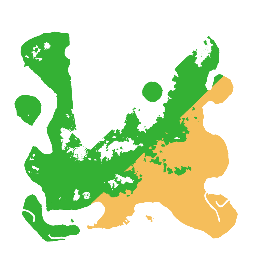 Biome Rust Map: Procedural Map, Size: 3500, Seed: 1082173001